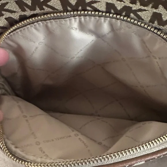 Michael Kors Brown Logo Mini Backpack - Picture 4 of 8